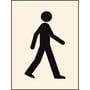 Walking Man Industrial Stencil