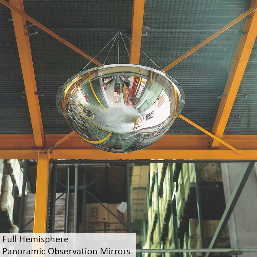 Full Hemisphere Panoramic Observation Mirror