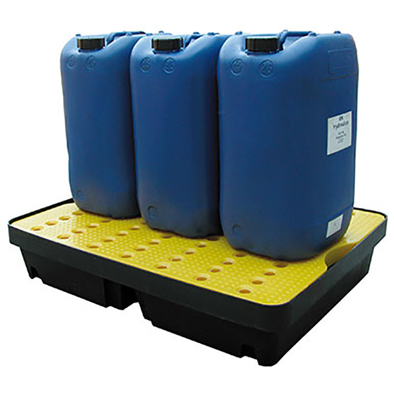 40L spill tray with platform grid