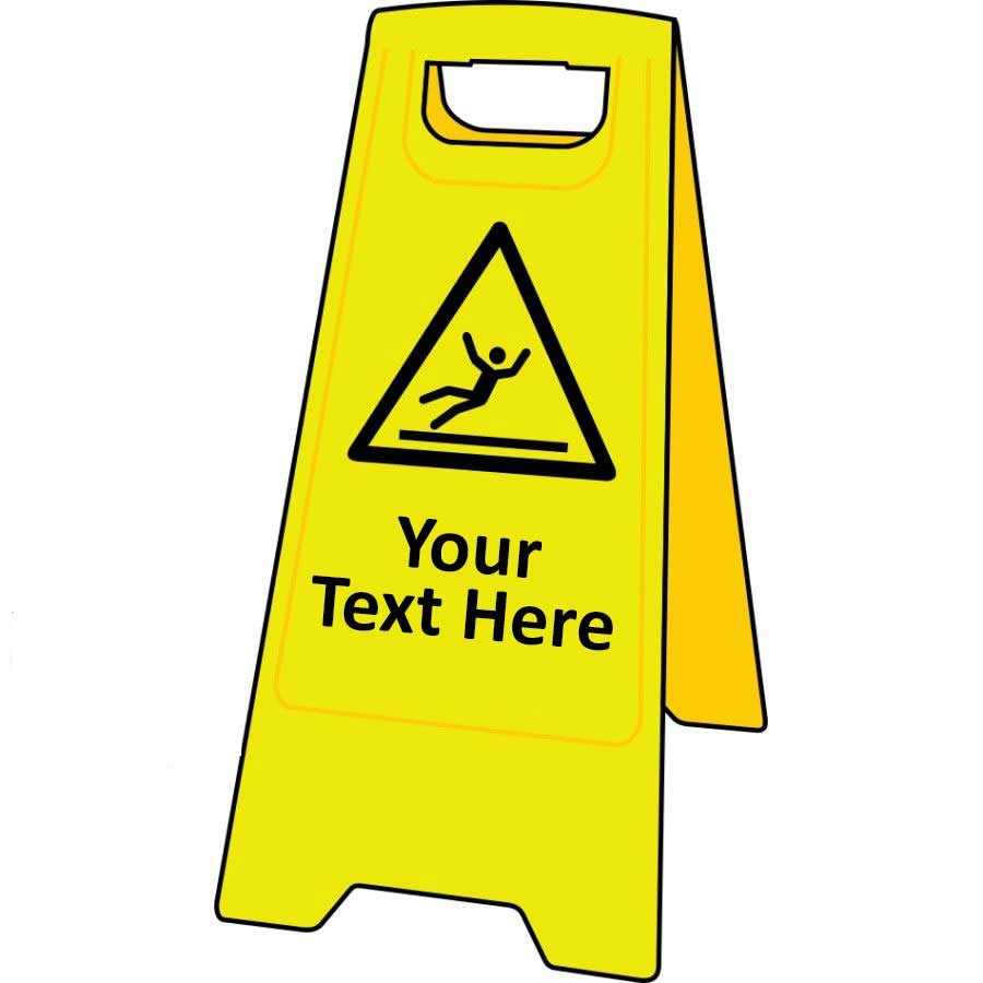 Example Floor Sign Stand