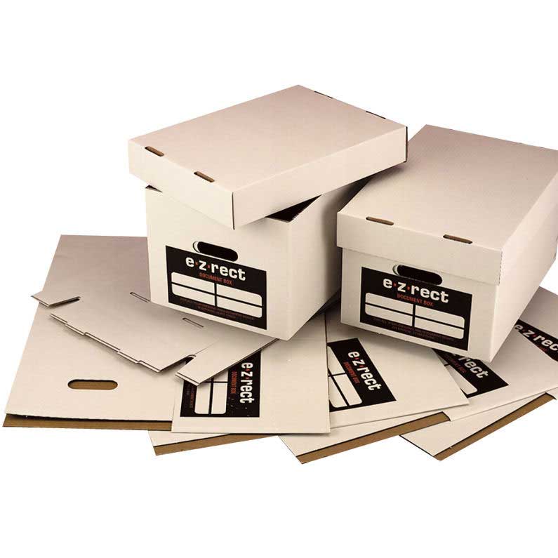 Document storage boxes (Supplied in packs of 25)