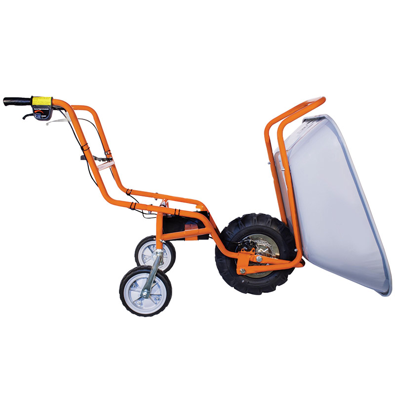 Battery-powered 3-wheel wheelbarrow