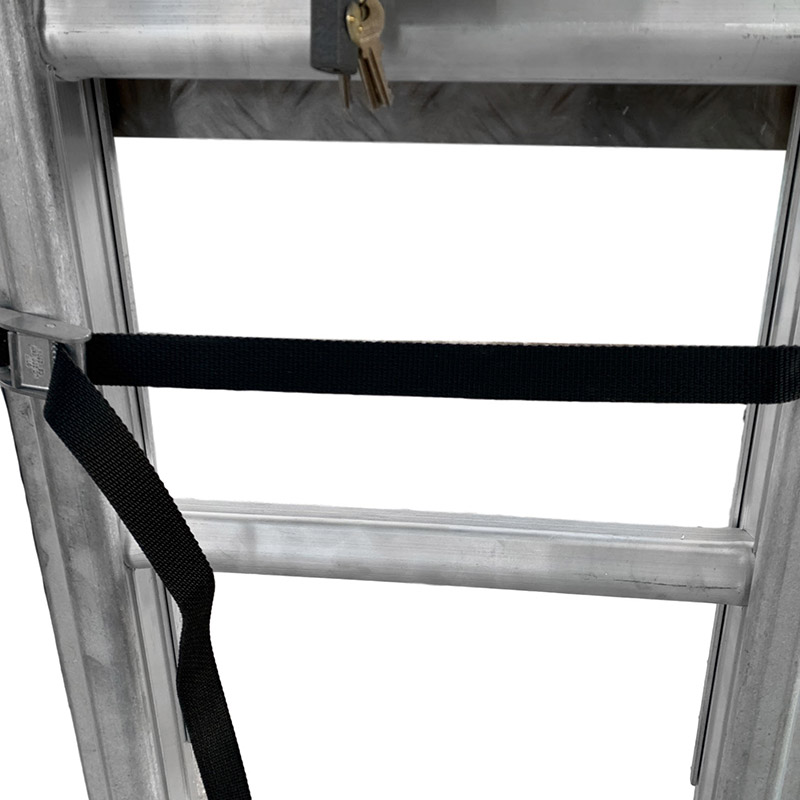 Climb-It aluminuim load step locking strap