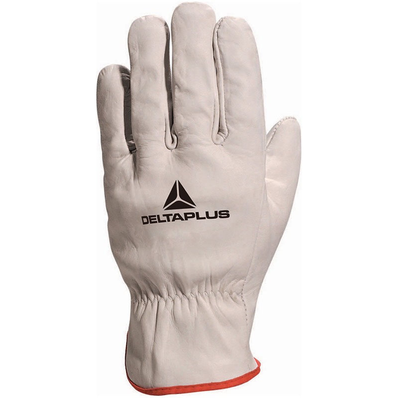 Deltaplus cowhide full-grain leather safety gloves