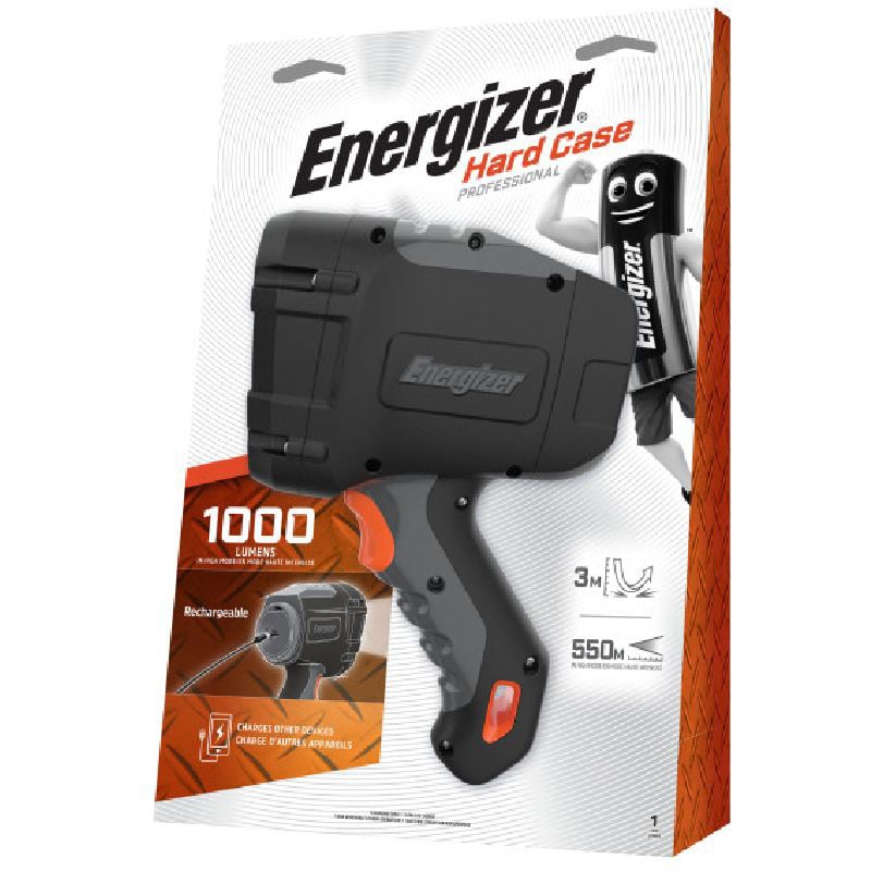Energizer HardCase Professional 1000 lumen spotlight torch