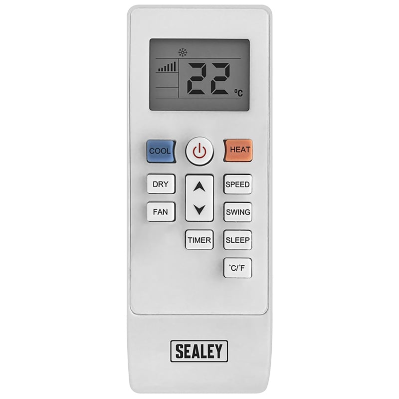 Sealey SAC16000 4-in one air conditioner remote control