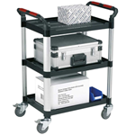 Utility Tray Trolleys with 3 Shelves