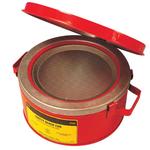Justrite Bench Cans for flammable liquids
