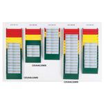 Cascading Document Display System - Mixed Colours