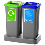 Plastic Recycling Bins with Lid