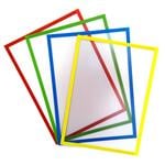 Magnetic document shields with coloured edges