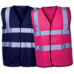 Reflective Vest in Navy or Pink