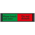 Please Knock and Enter / Do Not Disturb Slider Sign for Doors