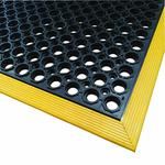 Work Station Safety Mat with Yellow Edge