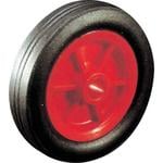 Solid Rubber Tyre Wheels with Plastic centres upto 200kg capacity