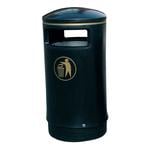 Victorian Hooded Top Litter Bin Complete With Liner