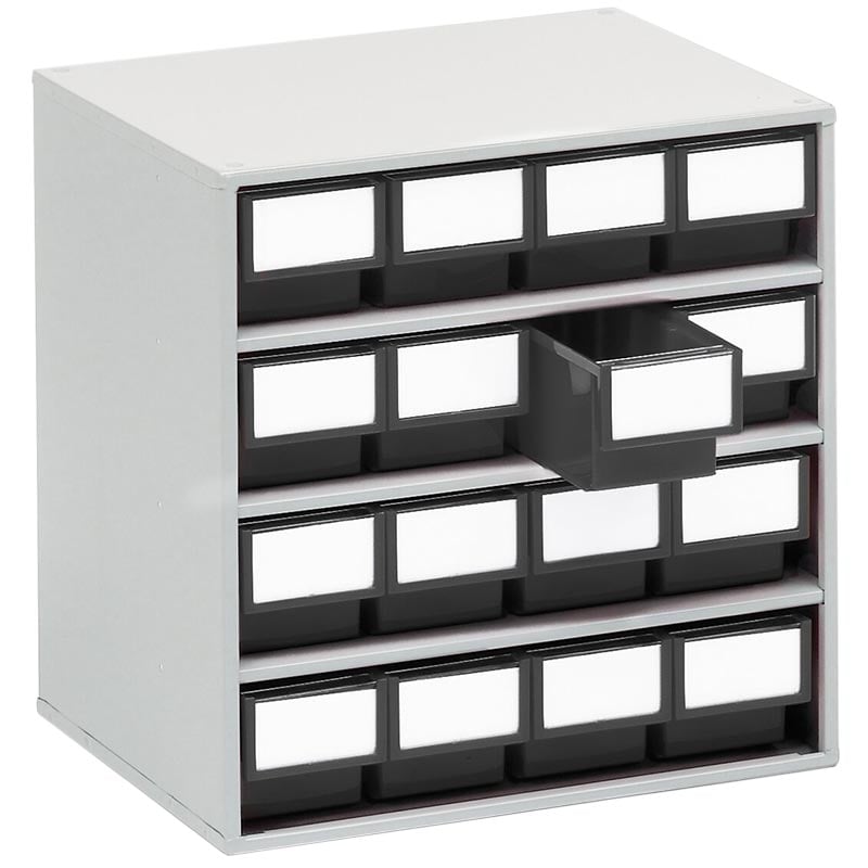 16 Drawer 82h x 92w x 300d ESD Small Parts Cabinet with Steel Housing
