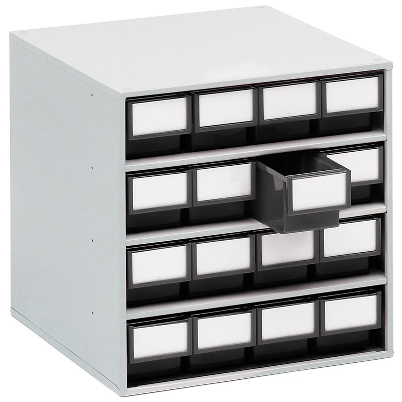 16 Drawer 82h x 92w x 400d ESD Small Parts Cabinet with Steel Housing