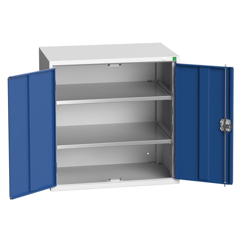 Bott Verso Freestanding Steel Cupboard with 2 Shelves - 800 x 800 x 550mm