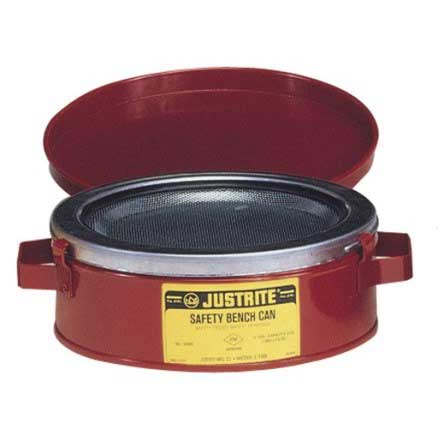Justrite 1.0 litre Bench Cans for flammable liquids