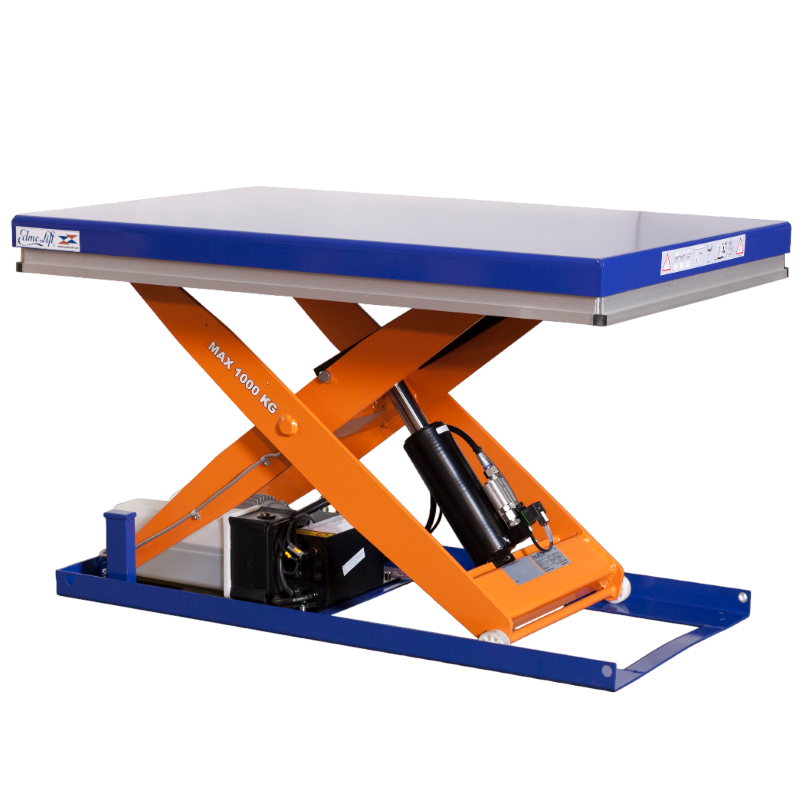 Budget Scissor Lift Tables 1,000kg cap 800w x 1200 long