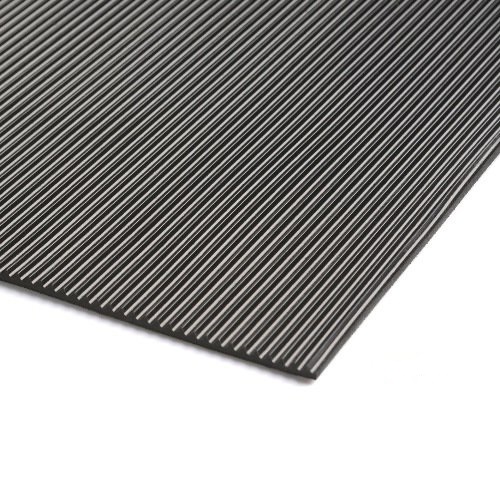 Standard Fine Fluted Rubber Matting - 3mm thick 900mm Wide