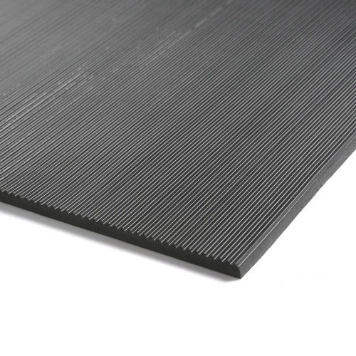 Standard Fine Fluted Rubber Matting - 6mm thick 900mm Wide