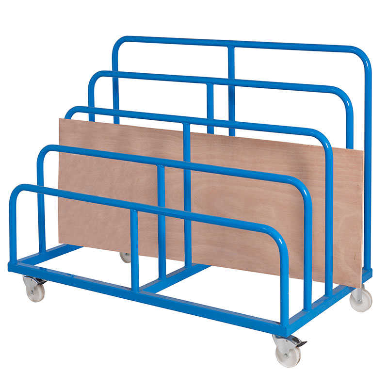 Mobile Staggered Height Sheet Rack with 4 compartments