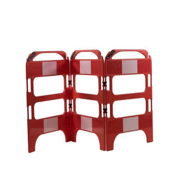 3 Gate Safegate Barrier Set - Red