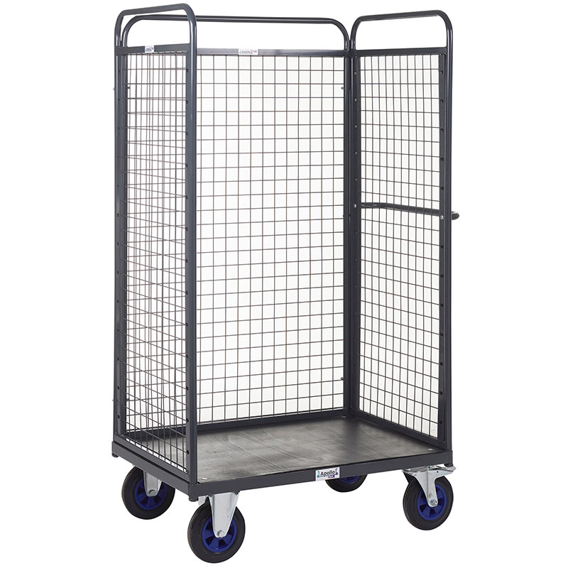 Apollo 600kg Distribution Truck with Steel Mesh Sides & Back - 1500mm Height Above Base - 1100 x 700mm platform