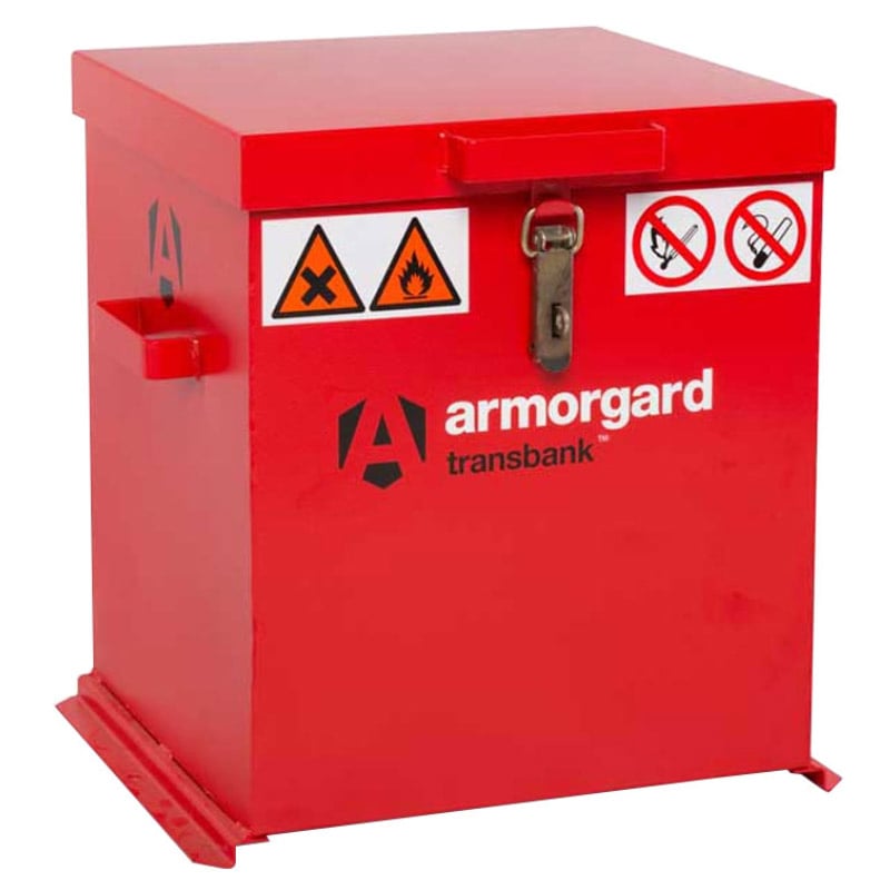 Armorgard TransBank Outdoor Hazardous Storage Chest - 540 x 530 x 485 - 30L Sump - TRB2