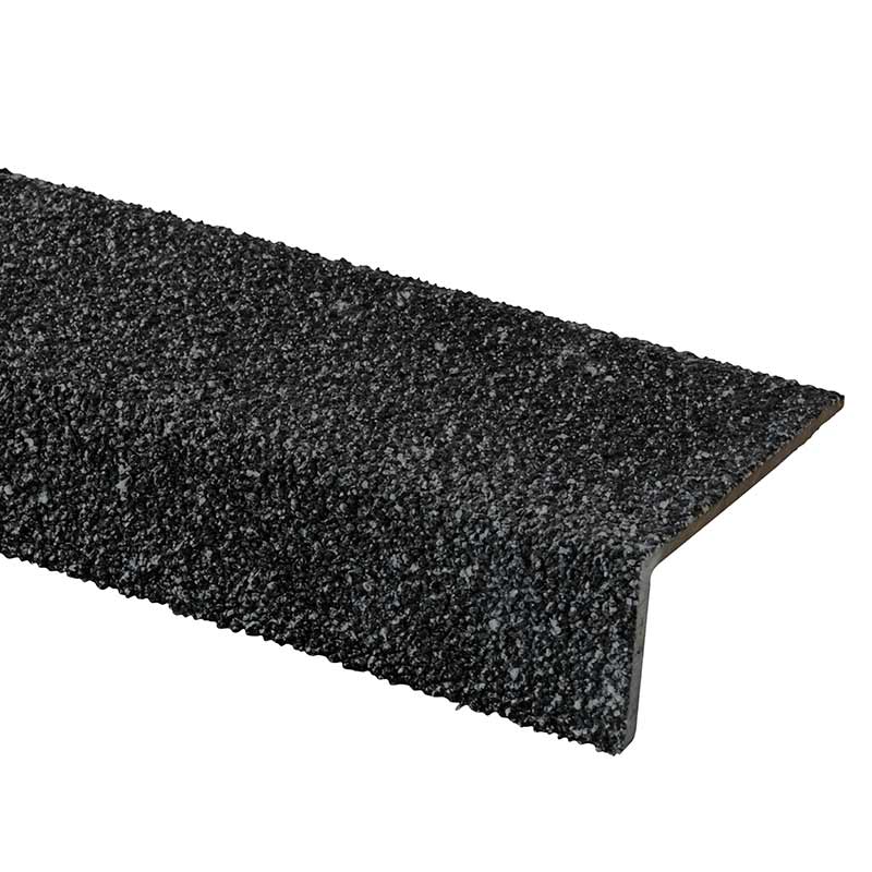Black Anti-Slip GRP Stair Nosing - 30 x 1000 x 70mm