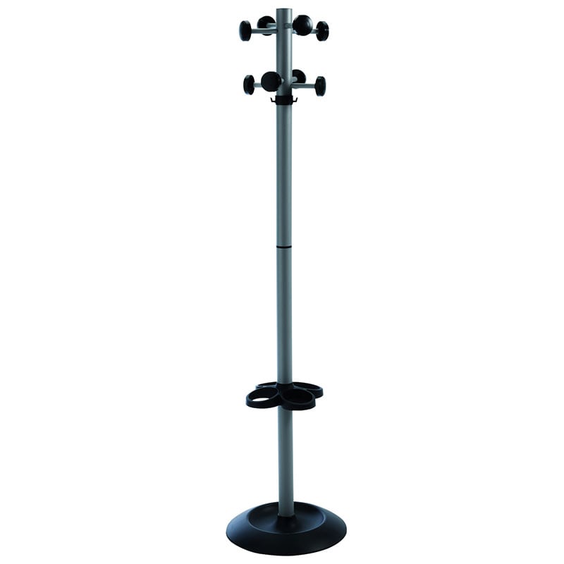 Black Coat and Umbrella Stand with 8 hooks