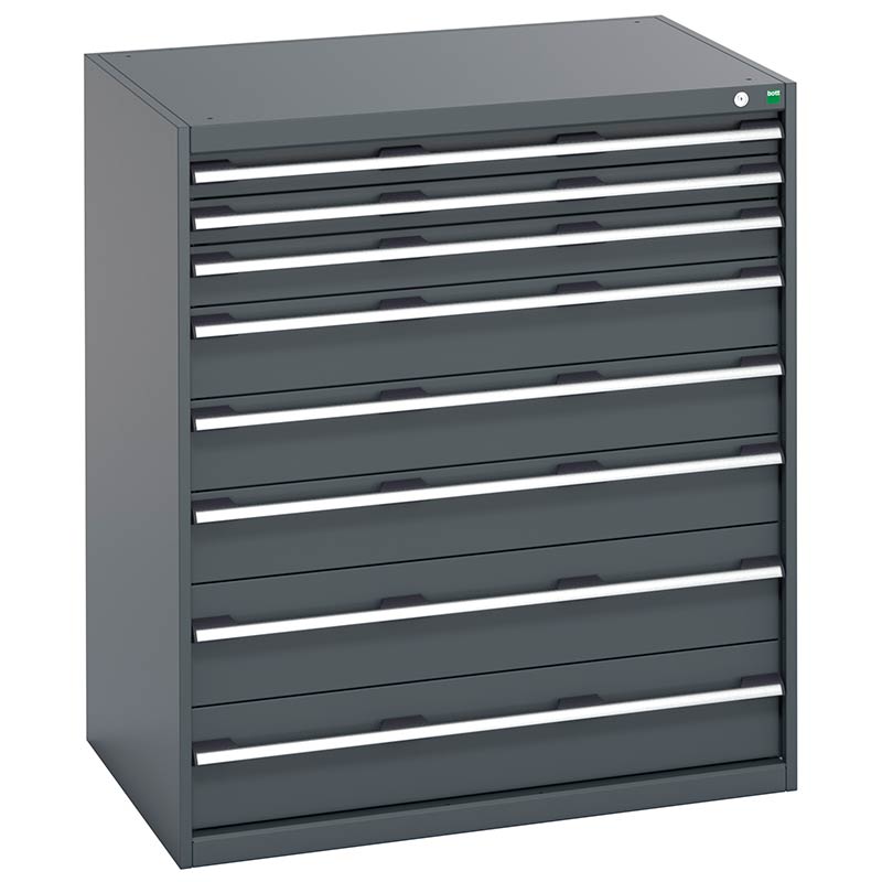 Bott Cubio Anthracite Cabinet with 8 Drawers - 1200 x 1050 x 750mm