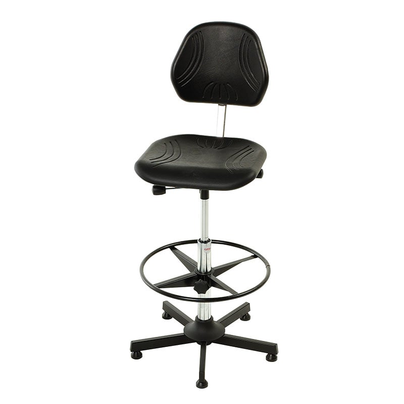 Bott High-Lift Comfort Industrial Chair with Foot Ring