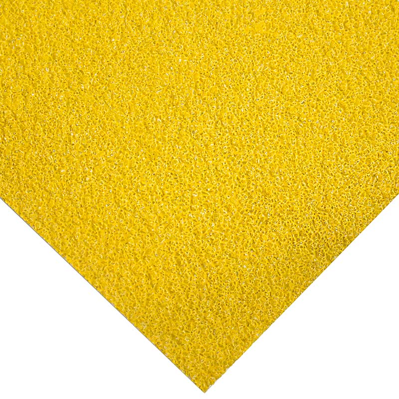 Yellow Slip-Resistant Cobagrip GRP Flooring Sheet - 1.2m x 1.2m