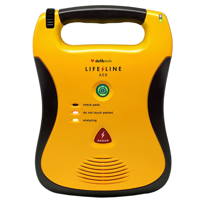 Defibtech Lifeline AED Semi-Automatic Defibrillator with 7 Year Battery Pack