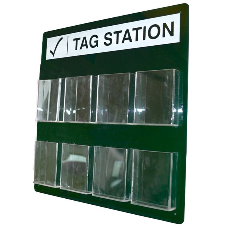 Lockout Tag Station - 8 Station (tags not included)