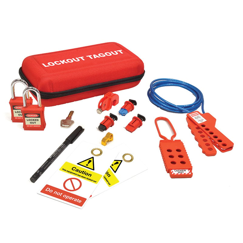 Maintenance Lockout Kit - Supplied in handy carrying case