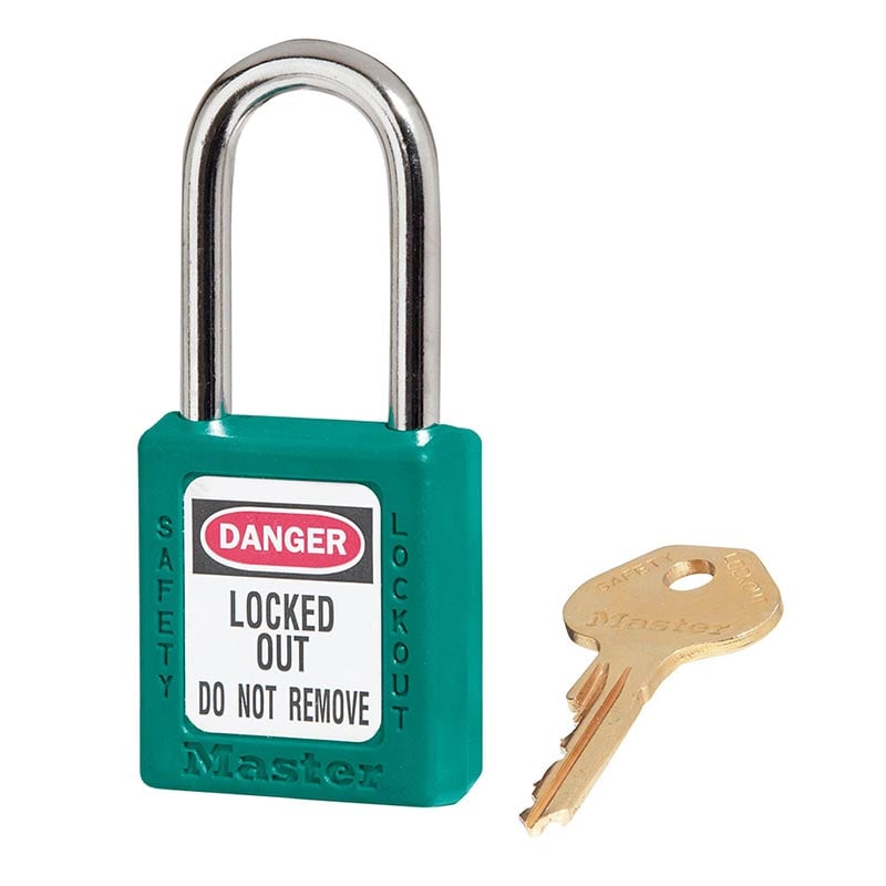 Master Lock 410 44mm Zenex Safety Lockout Padlock - Teal