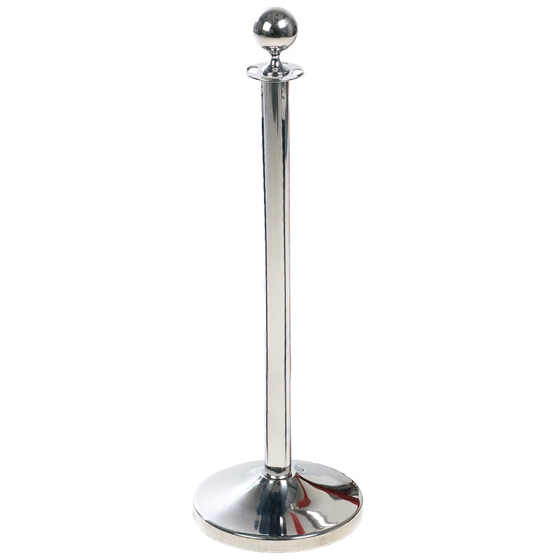 Obex Stainless Steel Barrier Post with Ball Head - 987mm High