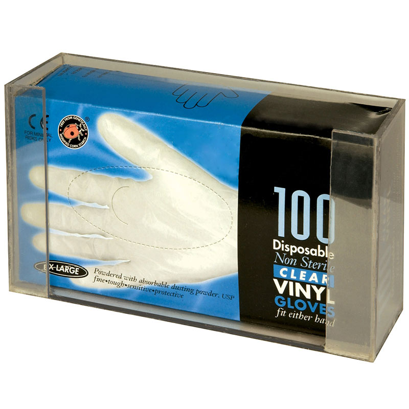 Plastic Glove Box Dispenser - 140 x 90 x 255mm