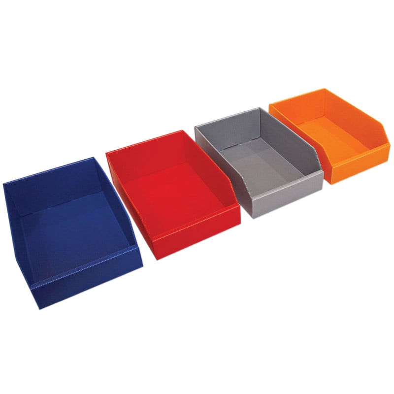 K-Bins Plastic Small Parts Bins - 100 x 200 x 300mm (H x W x D) - Pack of 25