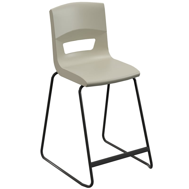 Postura+ High Chair - Ash Grey - 610mm Seat Height