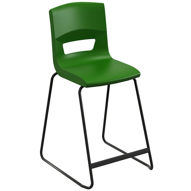 Postura+ High Chair - Forest Green - 610mm Seat Height