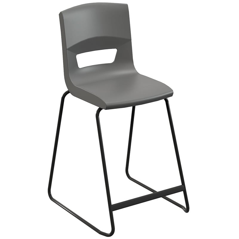 Postura+ High Chair - Iron Grey - 610mm Seat Height
