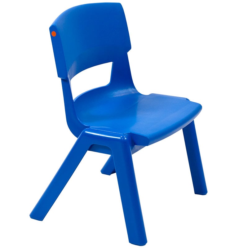 Postura+ One-Piece Plastic School Chair Size 1 - Ink Blue