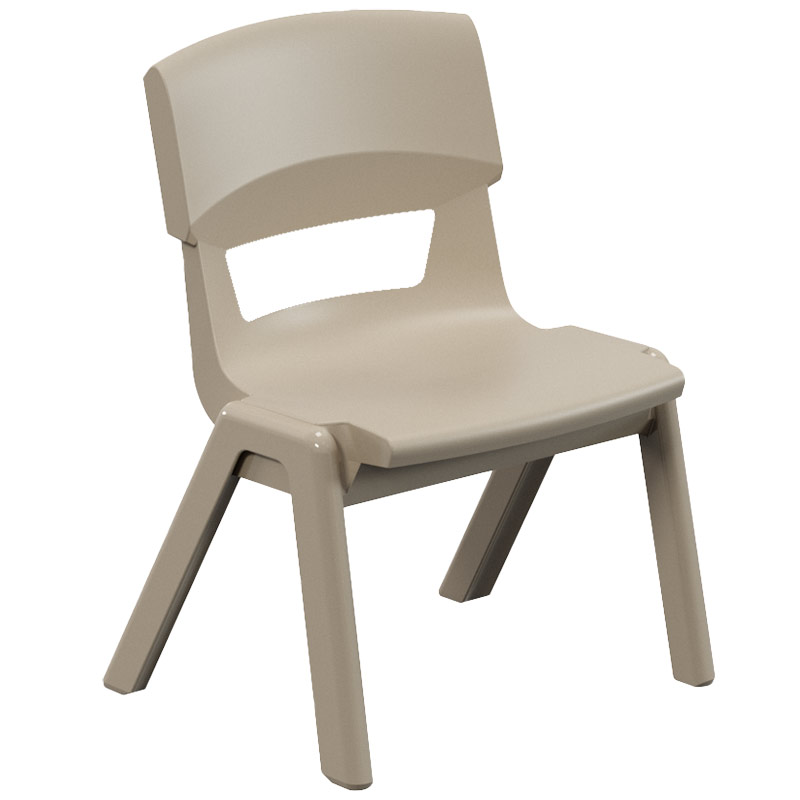 Postura+ One-Piece Plastic School Chair Size 1 - Light Sand