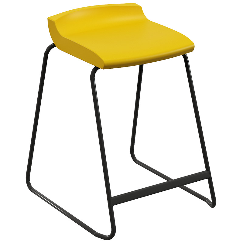 Postura+ Stool - 610mm Seat Height - Sun Yellow