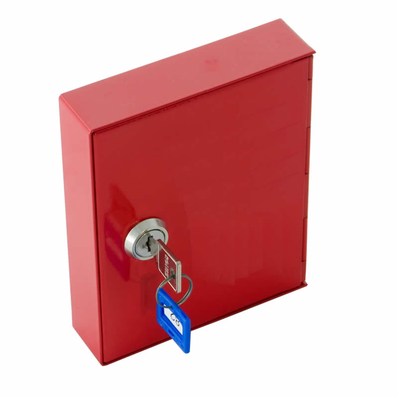 Red Emergency Solid Front Key Lock Cabinets